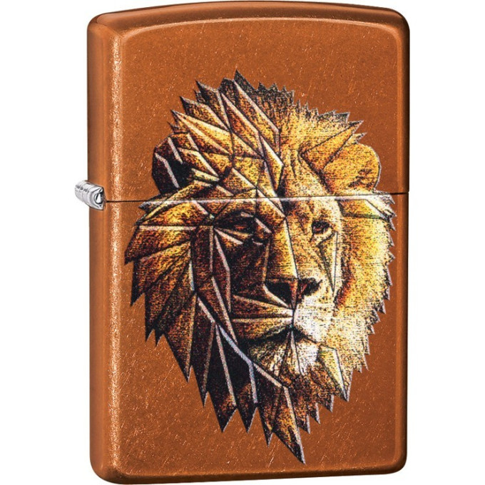 Зажигалка ZIPPO POLYGONAL LION 29878 29865