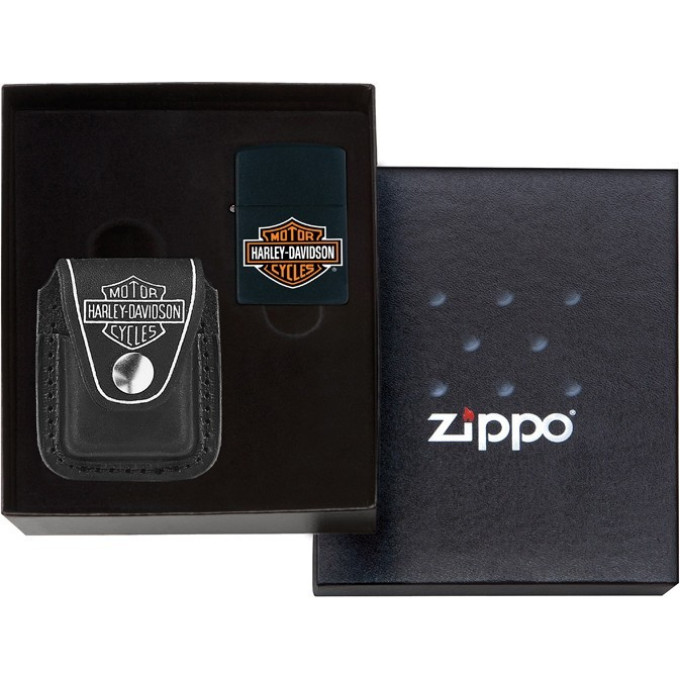 Zippo Harley-Davidson 218HD.H252 с чехлом HDP6 218HD.H252-065